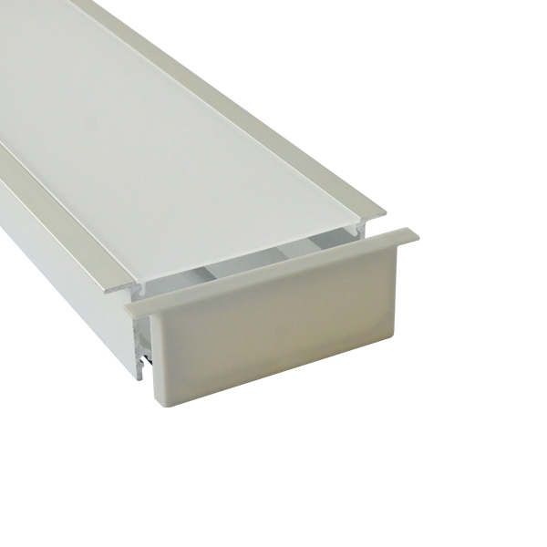 BAPL055 Aluminum Profile - Inner Width 58mm(2.28inch) - LED Strip Anodizing Extrusion Channel